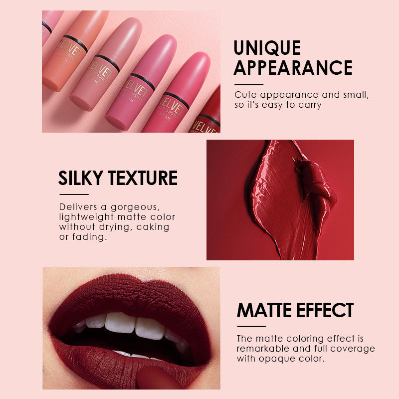 Bullet Matte Lipstick Set Matte Waterproof Bullet Matte Lipstick Set Matte Waterproof